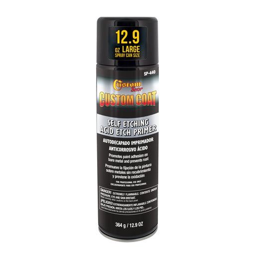 Self Etching Primer Spray - 12.9oz Gray Acid Etch Primer for Metal, Aluminum & Stainless Steel - Fast Drying Automotive Etching Primers, Pre Truck Bed Liner Primers for Bare Metal