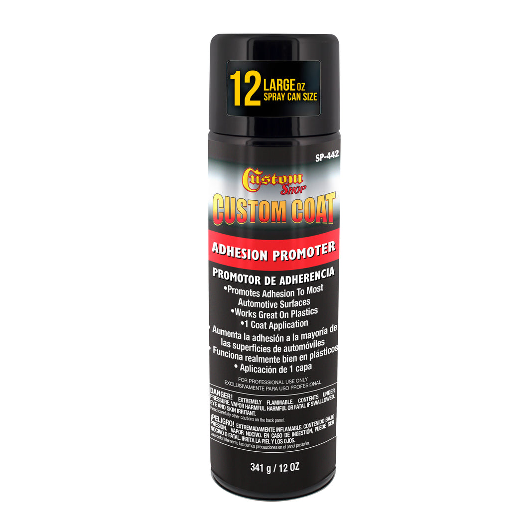 Adhesion Promoter 12oz Spray - Superior Bonding Adhesion Promoter for Plastic, Automotive Surfaces & Truck Bed Liner - Alternative for Hard to Sand