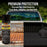 Sprayable Bedliner for Truck Beds & Touch-Ups (6 Pack) - 14.4oz Aerosol Can, Durable, Bed Liner - Spray on Bed Liner, Black Textured Coating