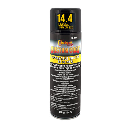 Sprayable Bedliner for Truck Beds & Touch-Ups - 14.4oz Aerosol Can, Durable, Bed Liner - Spray on Bed Liner, Black Textured Coating