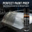 Panel Prep Surface Cleaner & Degreaser (6 Pack) - 18oz Spray Can - Powerful Wax and Grease Remover for Auto Body Paint Prep - Removes Residue Before Painting
