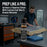 Panel Prep Surface Cleaner & Degreaser - 18oz Spray Can - Powerful Wax and Grease Remover for Auto Body Paint Prep - Removes Residue Before Painting