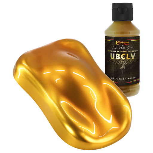 Custom Shop UCB Urethane Ultra Candy Basecoat - Yellow Candy Basecoat - 4-Ounce Ready to Spray Bottle