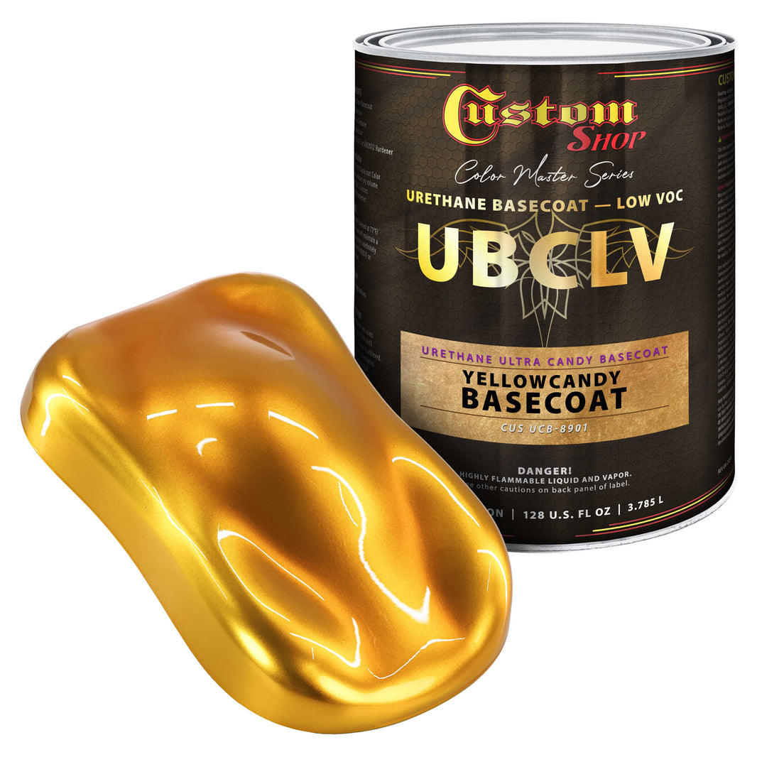 UCB Urethane Ultra Candy Basecoat - Yellow Candy Basecoat- Gallon