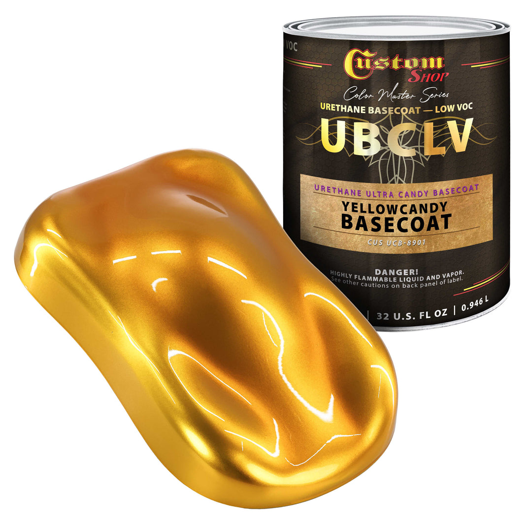 UCB Urethane Ultra Candy Basecoat - Yellow Candy Basecoat- Quart