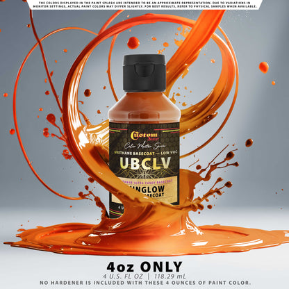 UCB Urethane Ultra Candy Basecoat - Sunglow Candy Basecoat - 4-Ounce Ready to Spray Bottle
