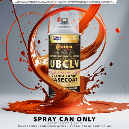 UCB Urethane Ultra Candy Basecoat - Orange Candy Basecoat- Spray Can