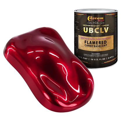 UCB Urethane Ultra Candy Basecoat - Flame Red Candy Basecoat- Pint