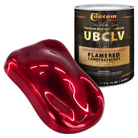 UCB Urethane Ultra Candy Basecoat - Flame Red Candy Basecoat- Quart