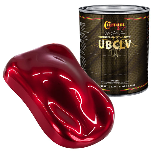 Custom Shop UCB Urethane Ultra Candy Basecoat - Flame Red Candy Basecoat- Quart