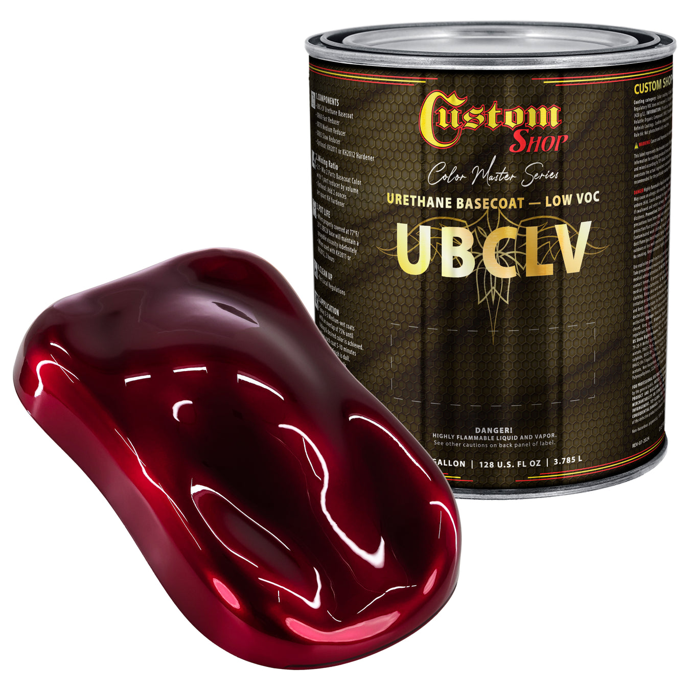 UCB Urethane Ultra Candy Basecoat - Apple Red Candy Basecoat