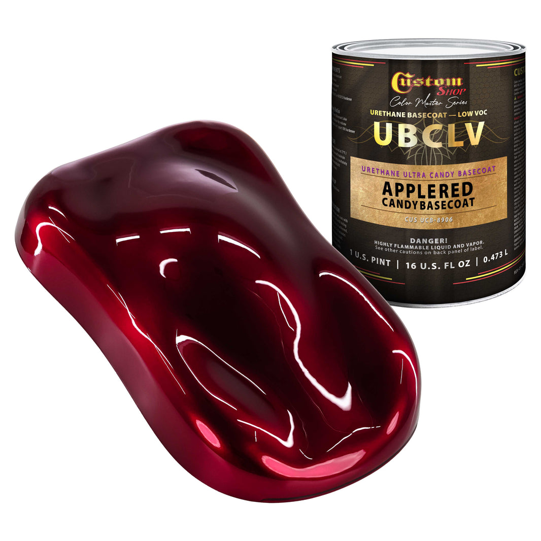 UCB Urethane Ultra Candy Basecoat - Apple Red Candy Basecoat- Pint