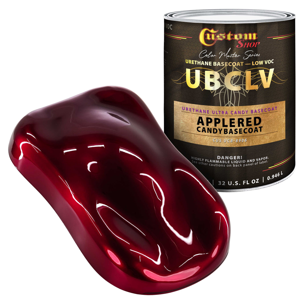 UCB Urethane Ultra Candy Basecoat - Apple Red Candy Basecoat- Quart