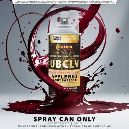 UCB Urethane Ultra Candy Basecoat - Apple Red Candy Basecoat- Spray Can