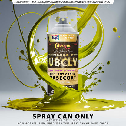 UCB Urethane Ultra Candy Basecoat - Coolant Candy Basecoat- Spray Can