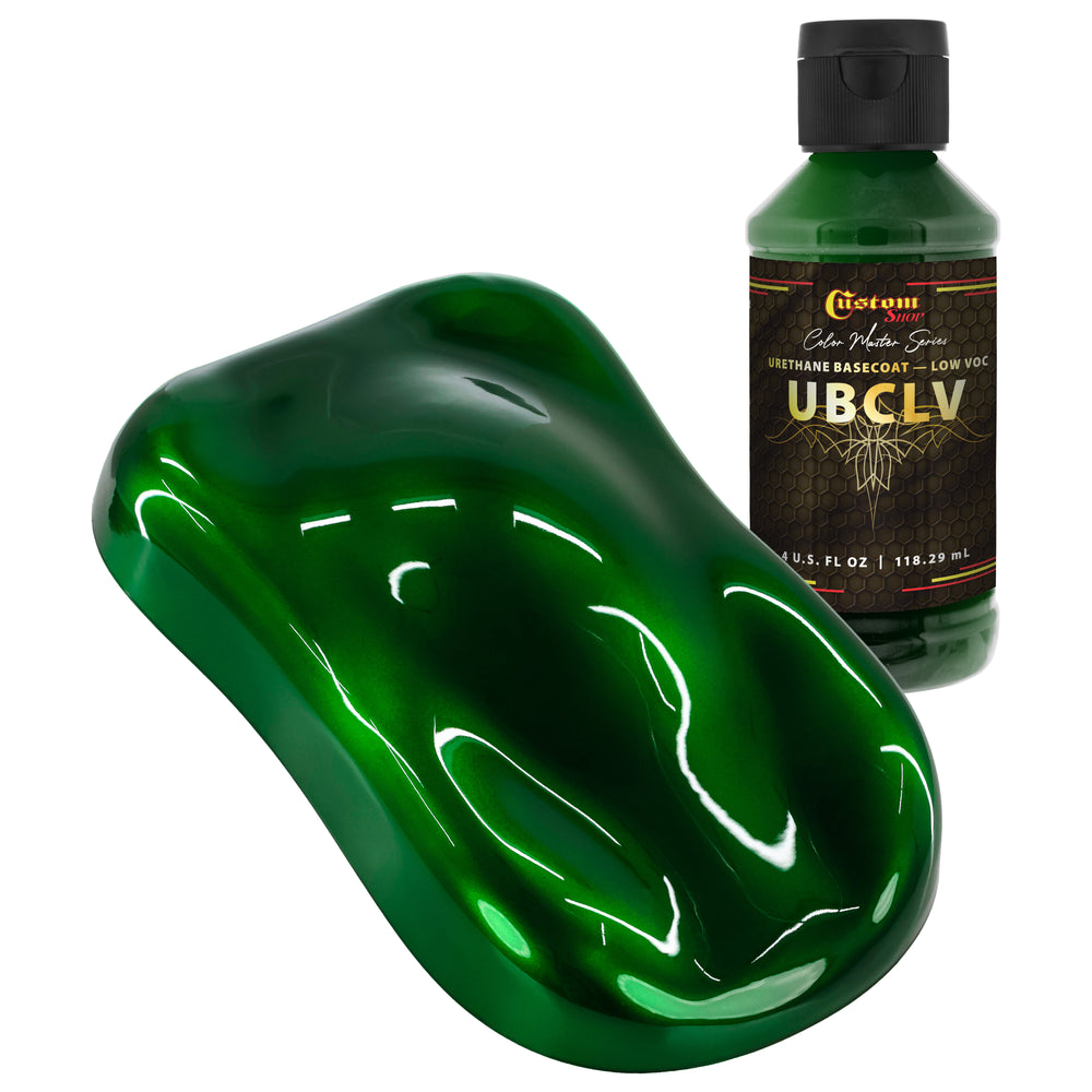 Custom Shop UCB Urethane Ultra Candy Basecoat - Lime Candy Basecoat- 4-Ounce Bottle