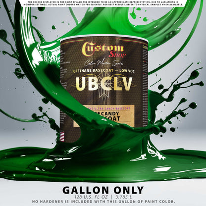 UCB Urethane Ultra Candy Basecoat - Lime Candy Basecoat- Gallon