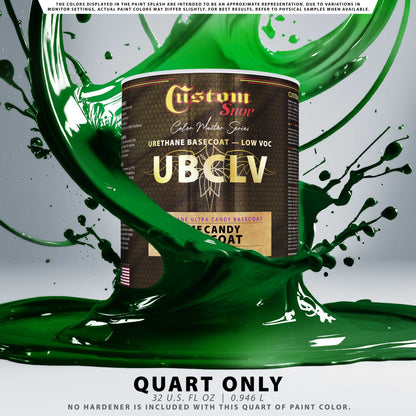 UCB Urethane Ultra Candy Basecoat - Lime Candy Basecoat- Quart
