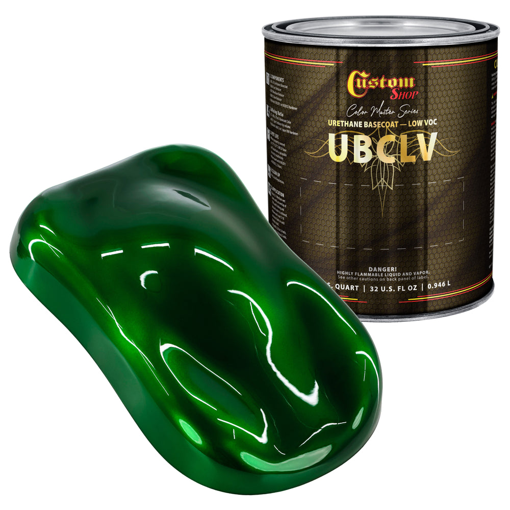 Custom Shop UCB Urethane Ultra Candy Basecoat - Lime Candy Basecoat- Quart