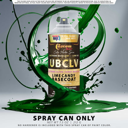UCB Urethane Ultra Candy Basecoat - Lime Candy Basecoat- Spray Can