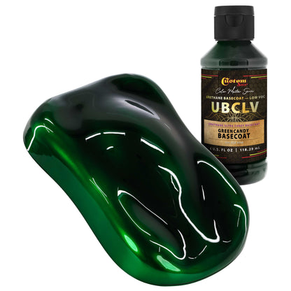 UCB Urethane Ultra Candy Basecoat - Green Candy Basecoat - 4-Ounce Ready to Spray Bottle