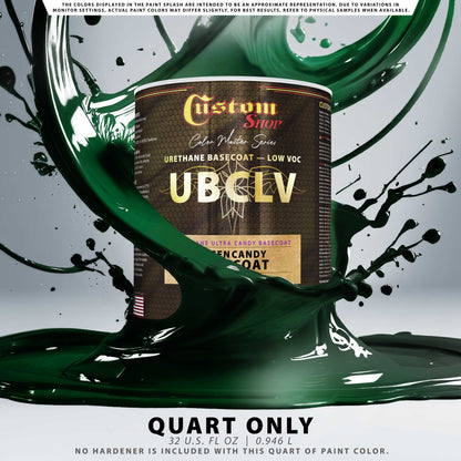 UCB Urethane Ultra Candy Basecoat - Green Candy Basecoat- Quart