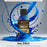 Custom Shop UCB Urethane Ultra Candy Basecoat - Hawaiian Blue Candy Basecoat - 4-Ounce Ready to Spray Bottle