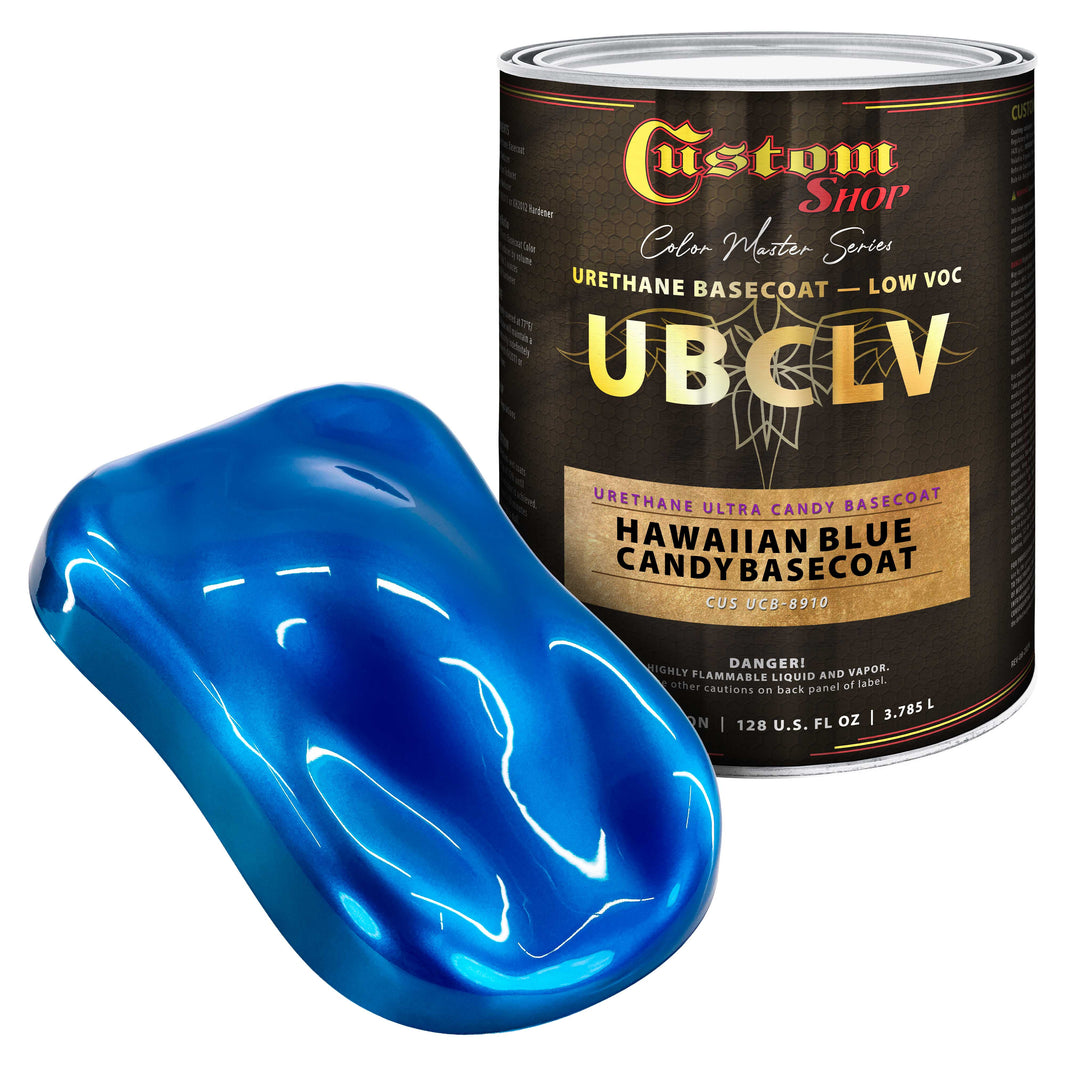 UCB Urethane Ultra Candy Basecoat - Hawaiian Blue Candy Basecoat- Gallon