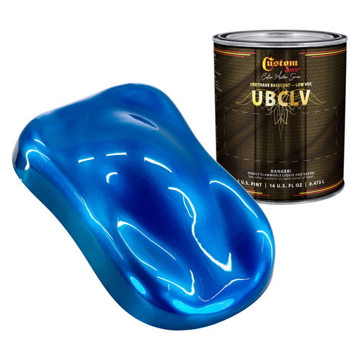 Custom Shop UCB Urethane Ultra Candy Basecoat - Hawaiian Blue Candy Basecoat- Pint