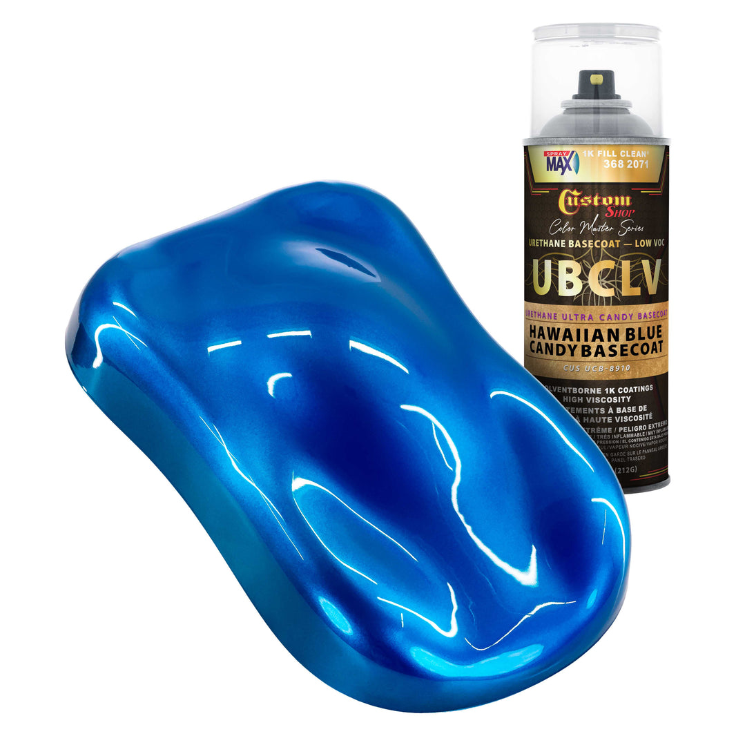 UCB Urethane Ultra Candy Basecoat - Hawaiian Blue Candy Basecoat- Spray Can