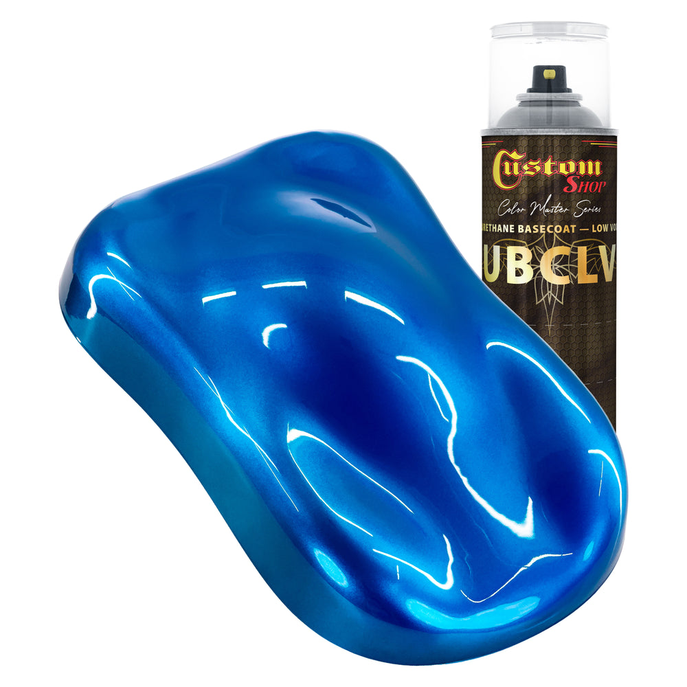 Custom Shop UCB Urethane Ultra Candy Basecoat - Hawaiian Blue Candy Basecoat- Spray Can