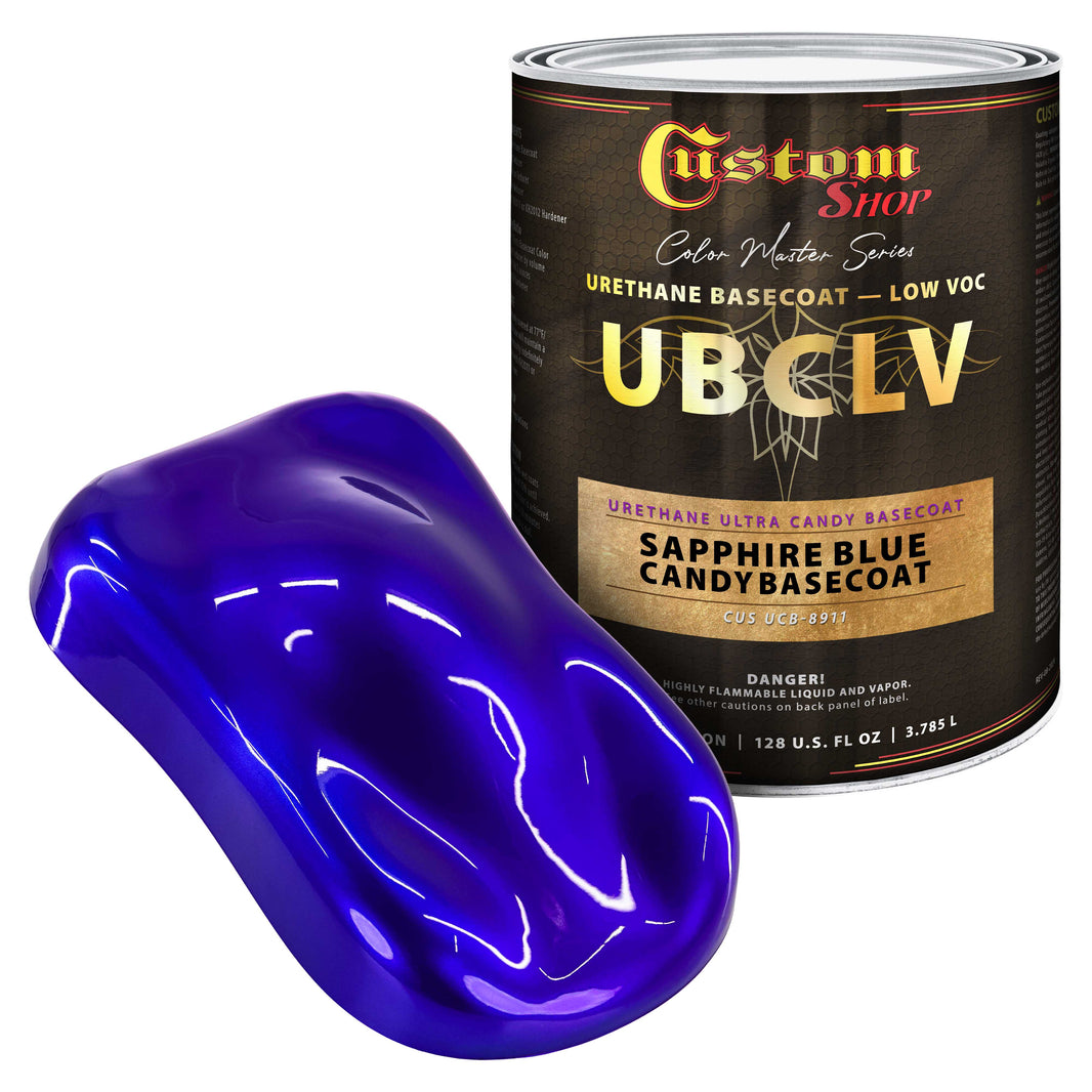 UCB Urethane Ultra Candy Basecoat - Sapphire Blue Candy Basecoat- Gallon