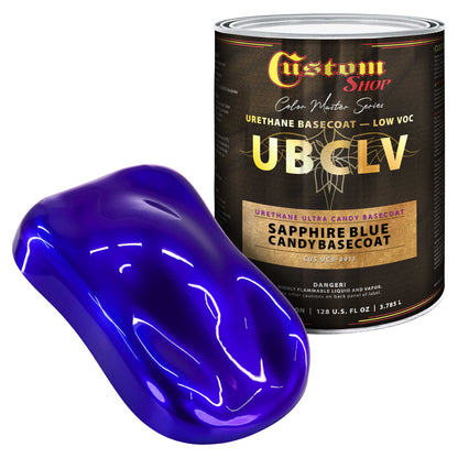 UCB Urethane Ultra Candy Basecoat - Sapphire Blue Candy Basecoat- Gallon