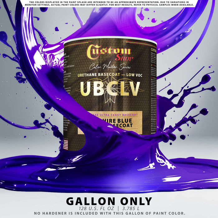 Custom Shop UCB Urethane Ultra Candy Basecoat - Sapphire Blue Candy Basecoat- Gallon