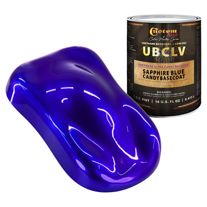 UCB Urethane Ultra Candy Basecoat - Sapphire Blue Candy Basecoat- Pint