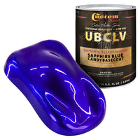 UCB Urethane Ultra Candy Basecoat - Sapphire Blue Candy Basecoat- Quart