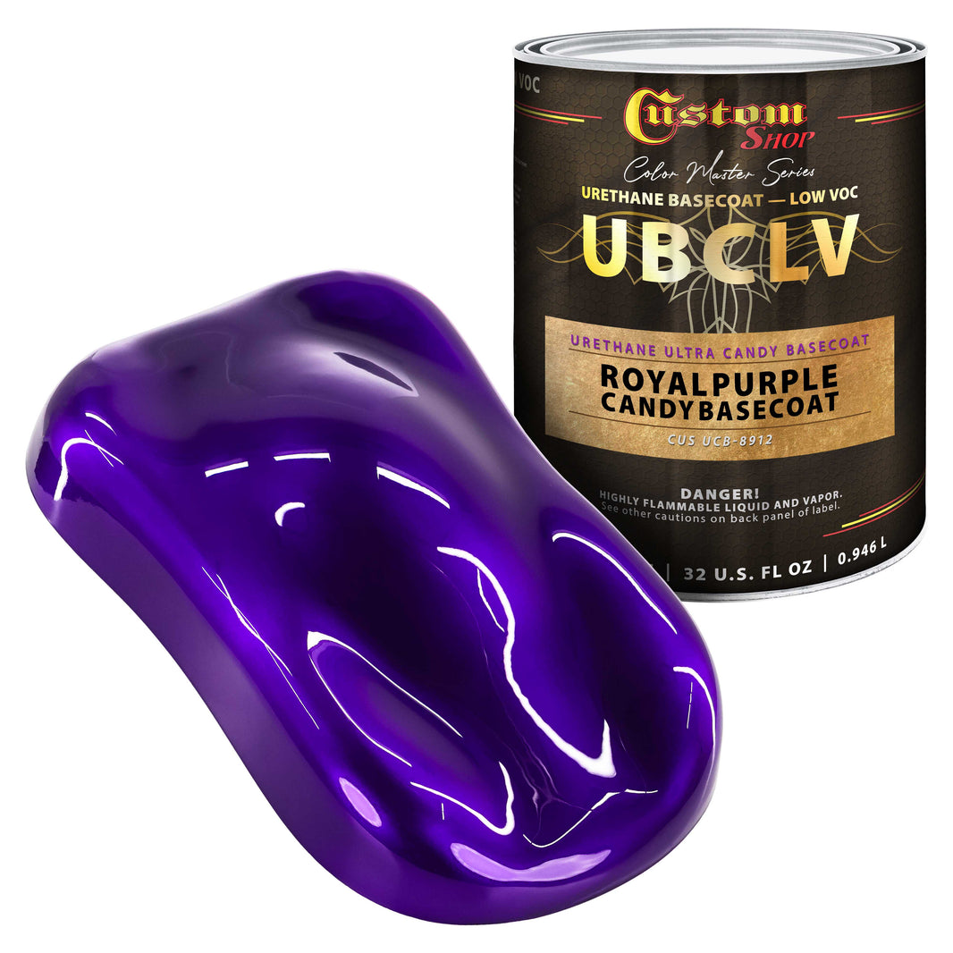 UCB Urethane Ultra Candy Basecoat - Royal Purple Candy Basecoat- Quart