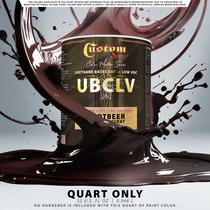 UCB Urethane Ultra Candy Basecoat - Rootbeer Candy Basecoat- Quart