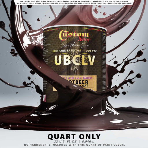 Custom Shop UCB Urethane Ultra Candy Basecoat - Rootbeer Candy Basecoat- Quart