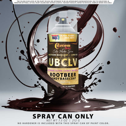 UCB Urethane Ultra Candy Basecoat - Rootbeer Candy Basecoat- Spray Can