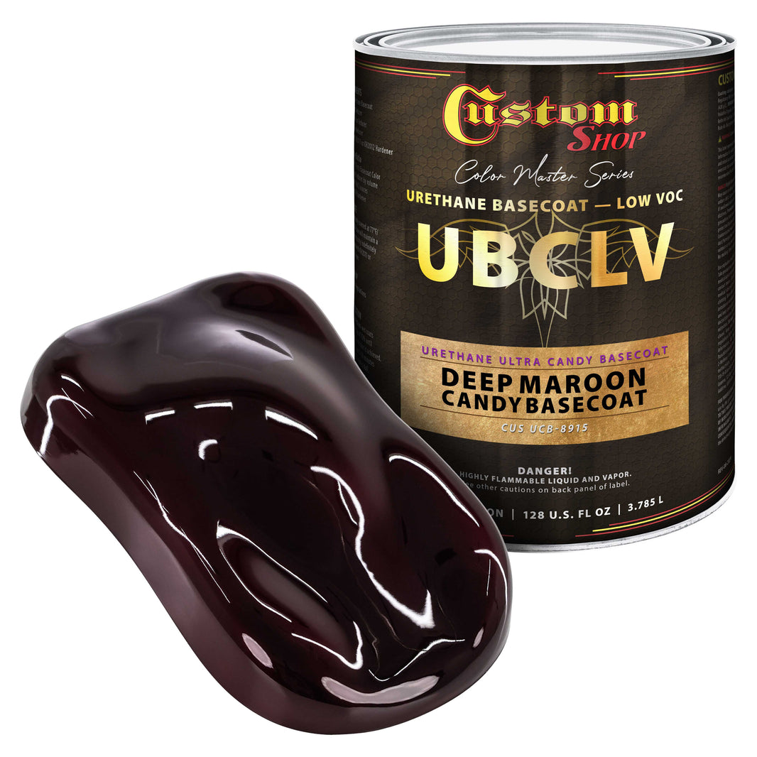 UCB Urethane Ultra Candy Basecoat - Deep Maroon Candy Basecoat- Gallon
