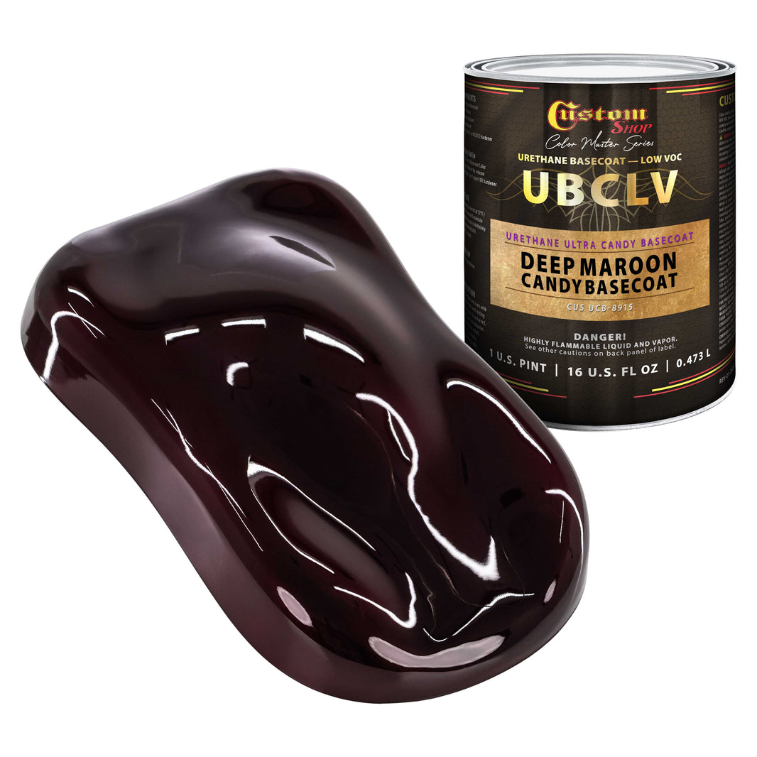 UCB Urethane Ultra Candy Basecoat - Deep Maroon Candy Basecoat- Pint
