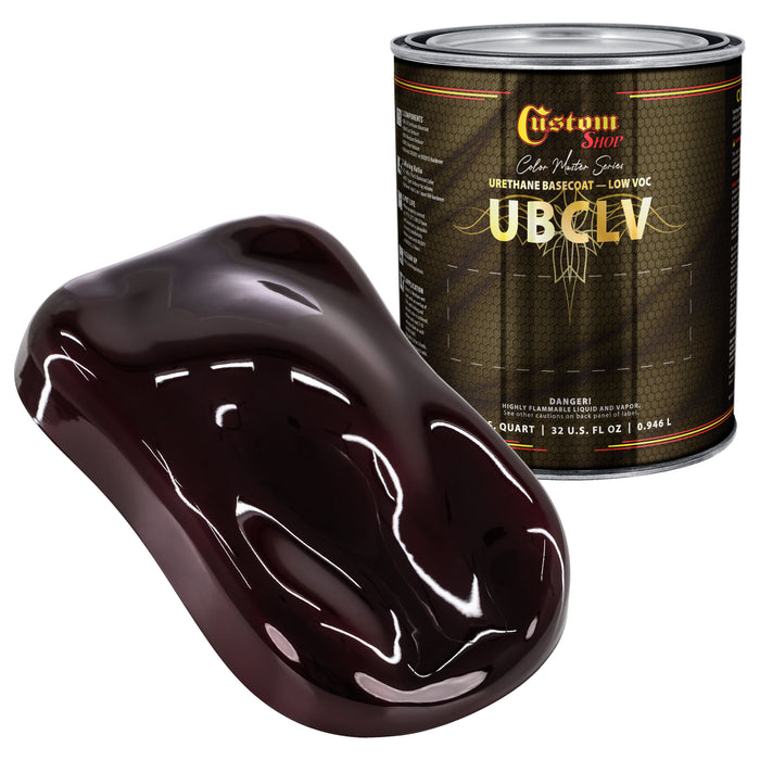 Custom Shop UCB Urethane Ultra Candy Basecoat - Deep Maroon Candy Basecoat- Quart