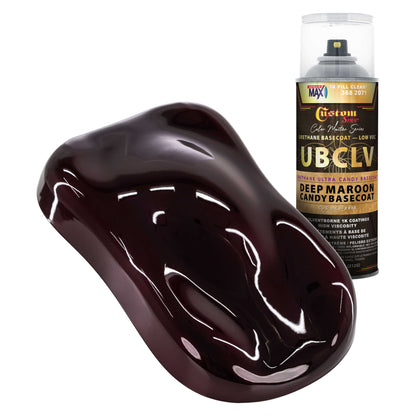 UCB Urethane Ultra Candy Basecoat - Deep Maroon Candy Basecoat- Spray Can