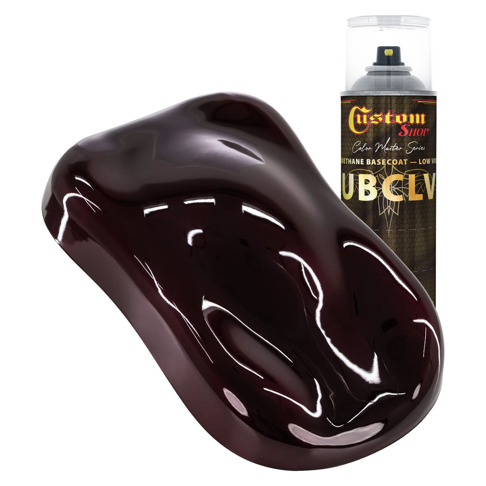 Custom Shop UCB Urethane Ultra Candy Basecoat - Deep Maroon Candy Basecoat- Spray Can