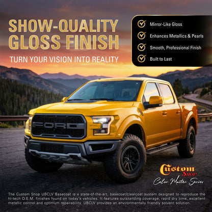 UCB Urethane Ultra Candy Basecoat - Gold Candy Basecoat- Gallon Gloss Kit