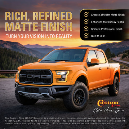 UCB Urethane Ultra Candy Basecoat - Sunglow Candy Basecoat- Gallon Matte Kit
