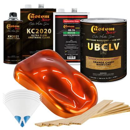 UCB Urethane Ultra Candy Basecoat - Orange Candy Basecoat- Gallon Ultra Flow Kit