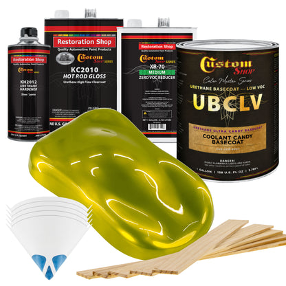 UCB Urethane Ultra Candy Basecoat - Coolant Candy Basecoat- Gallon Gloss Kit