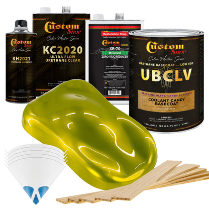 UCB Urethane Ultra Candy Basecoat - Coolant Candy Basecoat- Gallon Ultra Flow Kit